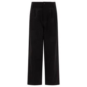BODE Pleated Wide-Leg Trousers Women BLACK Pants
